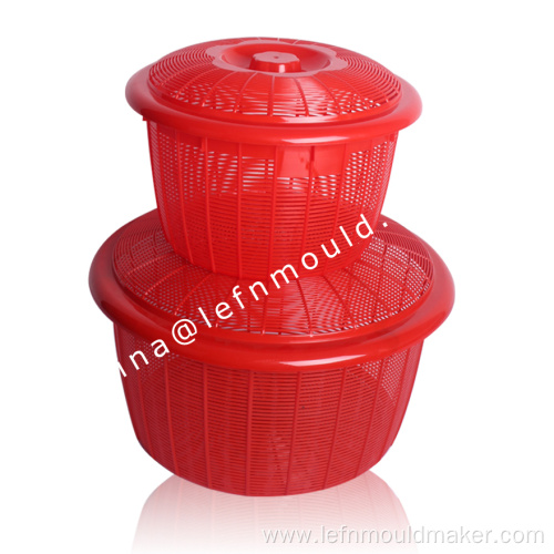 Professional Custom Plastic Laundry Basket Mould